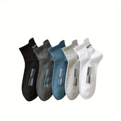 Men's Mid Crew Sport Socks - Sweat Absorbing Comfy Breathable Socks