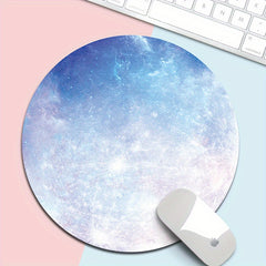 Dream Planet Mouse Pad Soft Rubber Anti-skid Round Pad