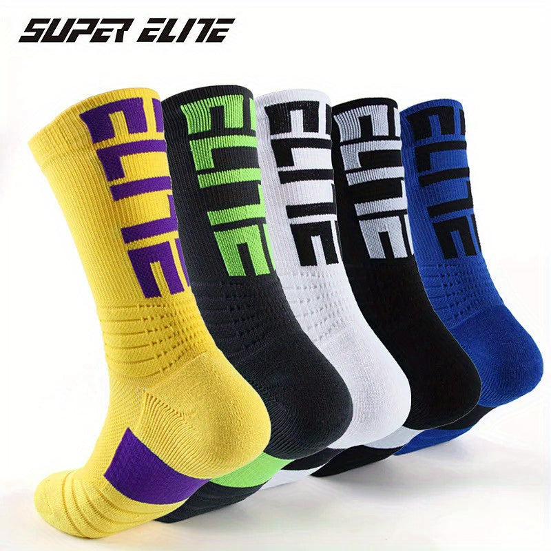 Men's Mid Crew Sport Socks - Sweat Absorbing Comfy Breathable Socks
