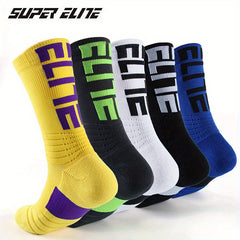 Men's Mid Crew Sport Socks - Sweat Absorbing Comfy Breathable Socks