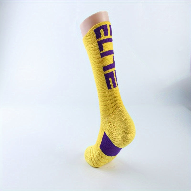 Men's Mid Crew Sport Socks - Sweat Absorbing Comfy Breathable Socks
