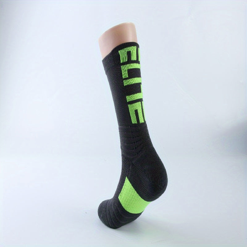 Men's Mid Crew Sport Socks - Sweat Absorbing Comfy Breathable Socks