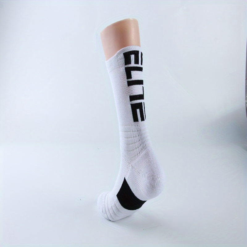 Men's Mid Crew Sport Socks - Sweat Absorbing Comfy Breathable Socks