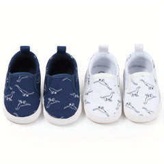 Cartoon Dinosaur Baby Boy Sneakers Lightweight Non Slip Shoes