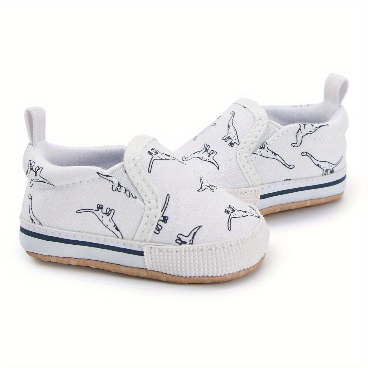Cartoon Dinosaur Baby Boy Sneakers Lightweight Non Slip Shoes