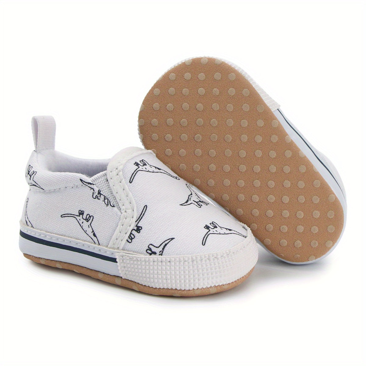 Cartoon Dinosaur Baby Boy Sneakers Lightweight Non Slip Shoes