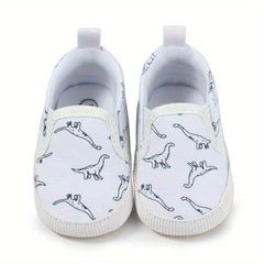 Cartoon Dinosaur Baby Boy Sneakers Lightweight Non Slip Shoes