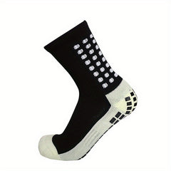 Teen's Mid Crew Sport Socks Non Slip Shock Absorption Breathable Athletic Socks