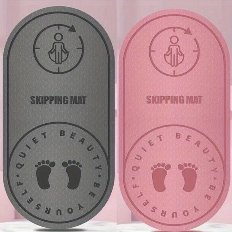 1pc TPE Thicken Yoga Mat Waterproof Soft Skipping Mat, Shock Absorption