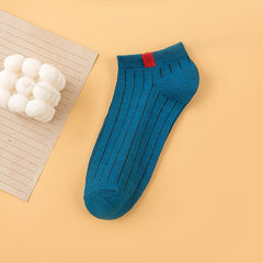 Men's Solid Liner Anklets Socks: Comfy, Sweat Absorbent, Outdoor Wear