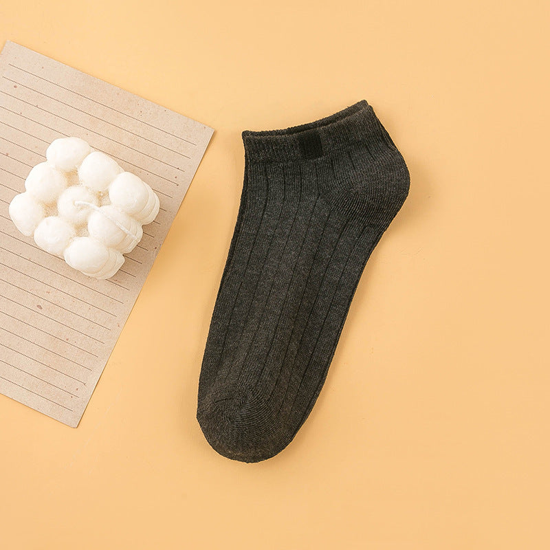 Men's Solid Liner Anklets Socks: Comfy, Sweat Absorbent, Outdoor Wear