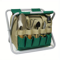 Outdoor Garden Tool Kit Stool Portable Folding Stool
