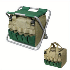 Outdoor Garden Tool Kit Stool Portable Folding Stool
