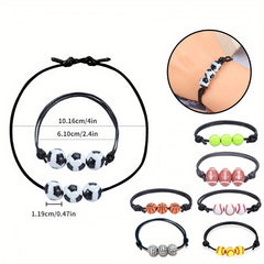 Sports Rope Bracelet, Baseball Volleyball Rugby Bracelet