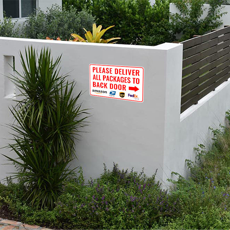 Express Package PVC Stickers for Back Door