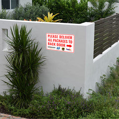 Express Package PVC Stickers for Back Door