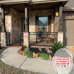 Express Package PVC Stickers for Back Door