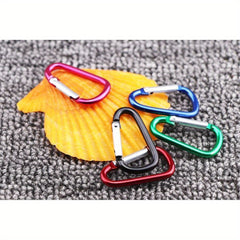10pcs D Aluminum Mountaineering Buckle for Camping Hiking