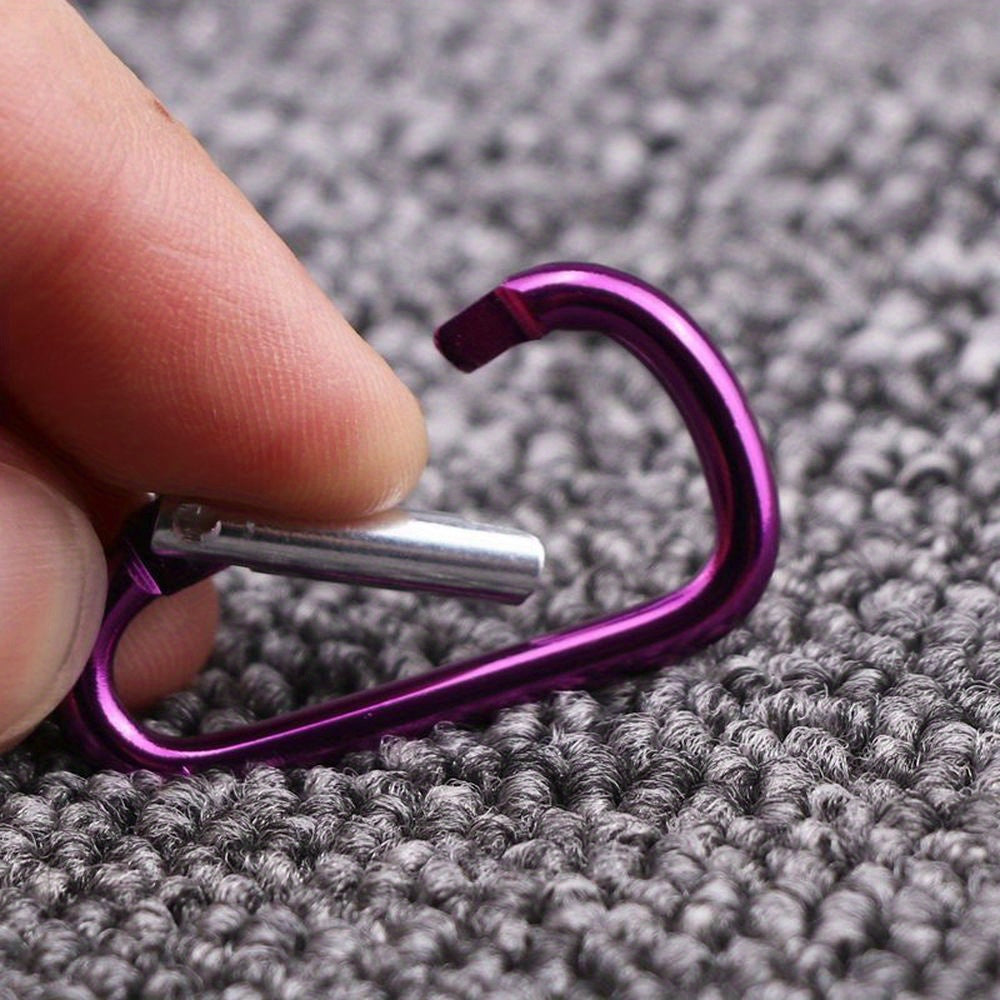 10pcs D Aluminum Mountaineering Buckle for Camping Hiking