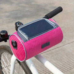 Waterproof Bike Handlebar Bag w/ Phone Holder Large Capacity Front Bag