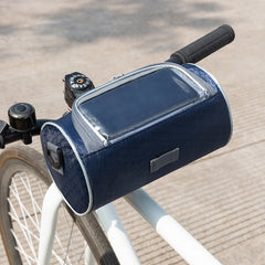 Waterproof Bike Handlebar Bag w/ Phone Holder Large Capacity Front Bag