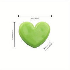 1pc Colorful Heart Clip Soft Sister Wind Photo Decoration Plastic Clip