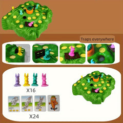 Rabbit Play Set Rabbit Trap Game Boys Girls Tabletop Games