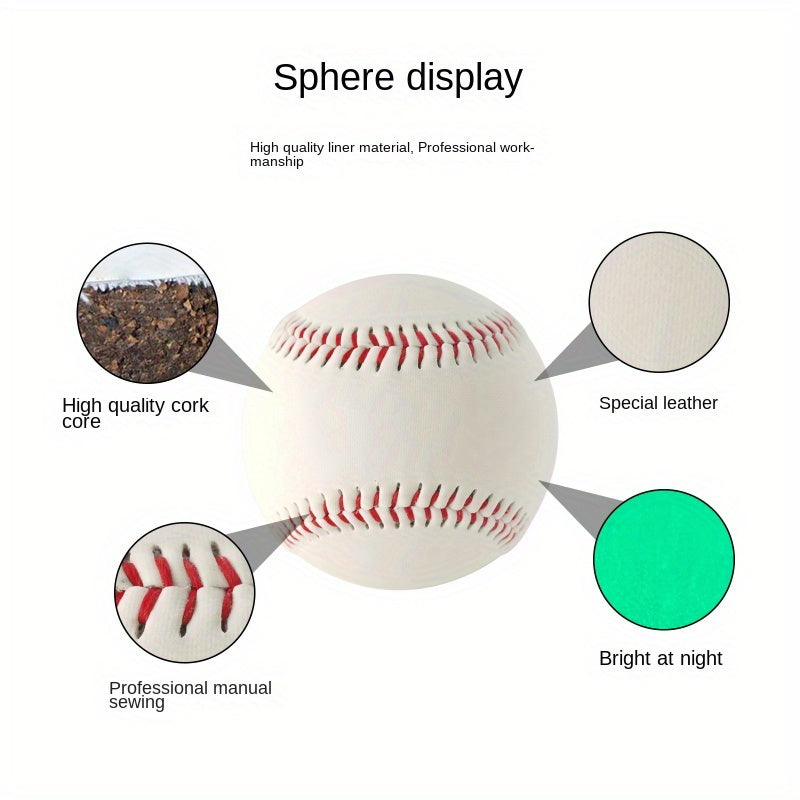 Luminous Glow in the Dark Baseball for Night Training