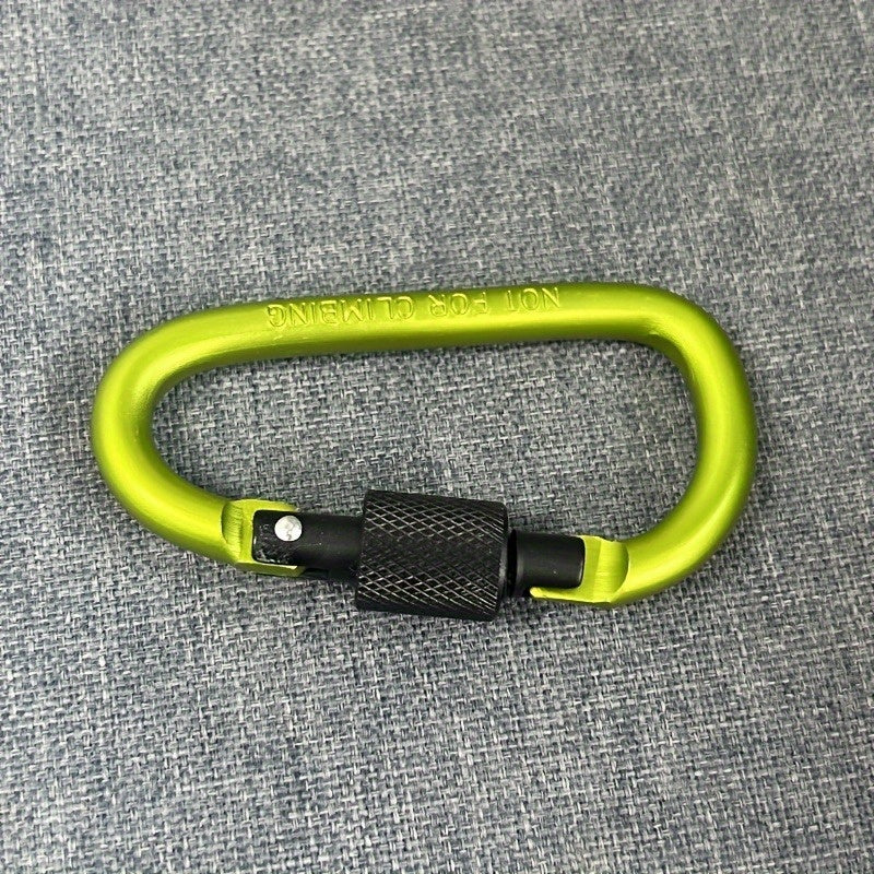 1pc Aluminum Carabiner D Ring Key Chain Clip Snap Hook Outdoor Camping