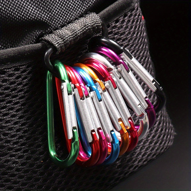 3pcs Outdoor D-shaped Spring Mountaineering Buckles