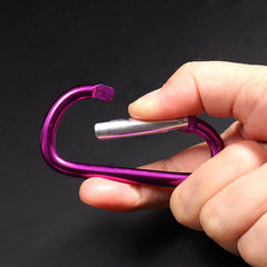 3pcs Outdoor D-shaped Spring Mountaineering Buckles