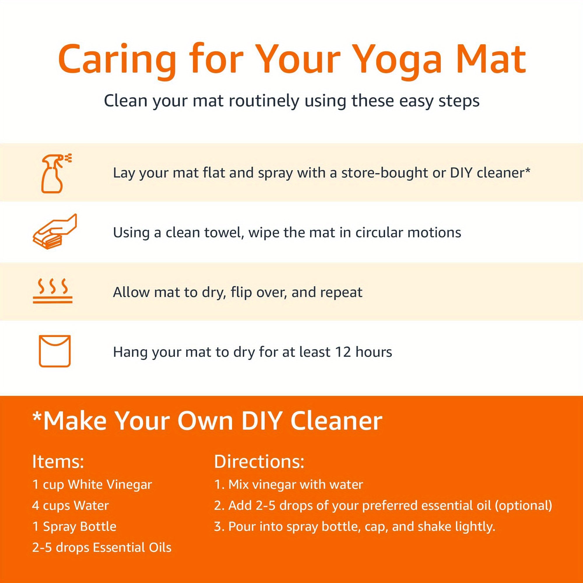 Extra Thick High Density Yoga Mat 183x61x0.6in with Carrying Strap