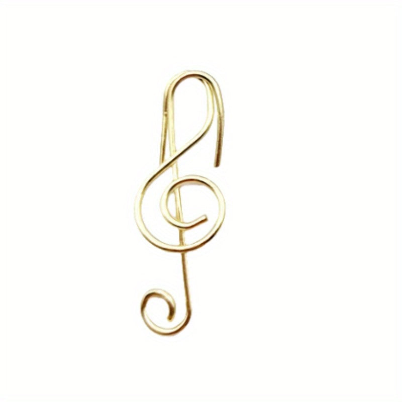 Musical Note Paper Clip Metal Stationery Binding