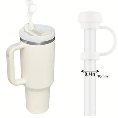 4pcs Reusable Straw Cover Dustproof Silicone Straw Cap