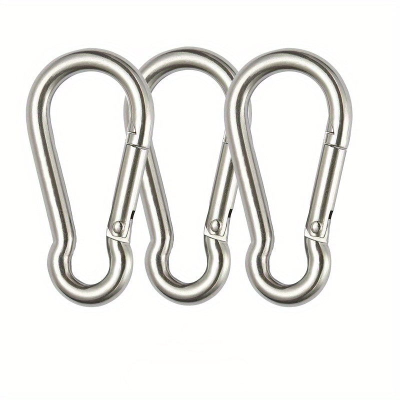 Stainless Steel Carabiner Climbing Hook Key Ring