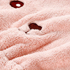 Cartoon Microfiber Hair Drying Towel - Quick Drying for Curly Long Thick Hair