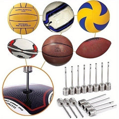 15pcs Stainless Steel Air Pump Needles for Football Basketball Volleyball