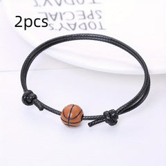 Adjustable Sports Rope Bracelets for Women Fans