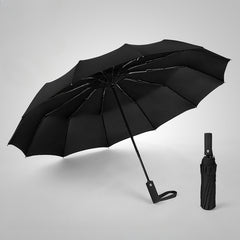 Strong Wind Resistant 3 Fold Automatic Umbrella