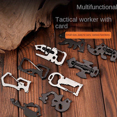 2pcs Stainless Steel Carabiner for Outdoor Activities