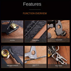 2pcs Stainless Steel Carabiner for Outdoor Activities