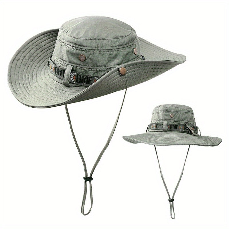 Summer Fisherman Hat Wide Brim Mesh Cap Outdoors Fishing Hat