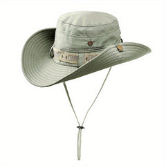 Summer Fisherman Hat Wide Brim Mesh Cap Outdoors Fishing Hat