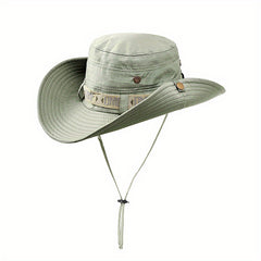 Summer Fisherman Hat Wide Brim Mesh Cap Outdoors Fishing Hat
