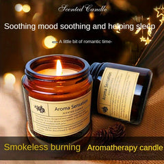 Scented Candle Fresh Light Soy Wax Glass Wedding Fragrance Candle