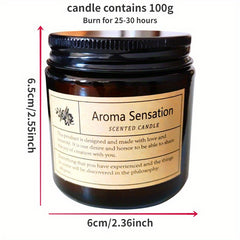 Scented Candle Fresh Light Soy Wax Glass Wedding Fragrance Candle