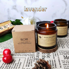 Scented Candle Fresh Light Soy Wax Glass Wedding Fragrance Candle