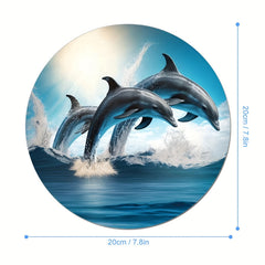 Dolphins E sport Mouse Pad Non slip Rubber Base Comfortable Waterproof