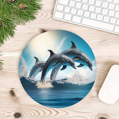Dolphins E sport Mouse Pad Non slip Rubber Base Comfortable Waterproof