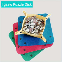 Jigsaw Puzzle Disk Set - 1000 Pieces Portable Storage Tray